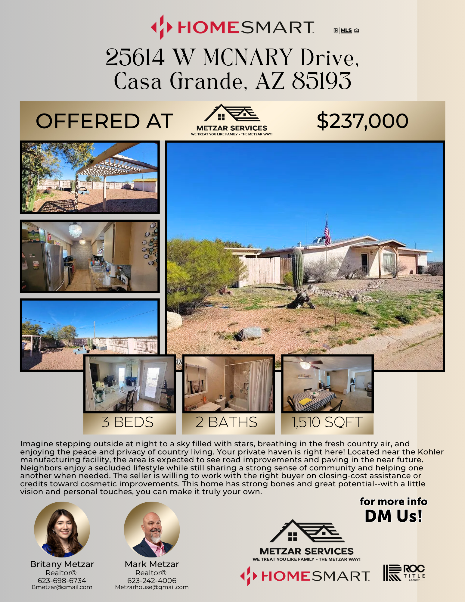 3BR Home in Casa Grande , AZ